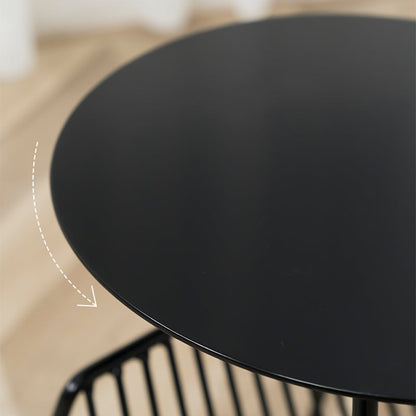 Table de bout avec plateau en fer Hiliritas