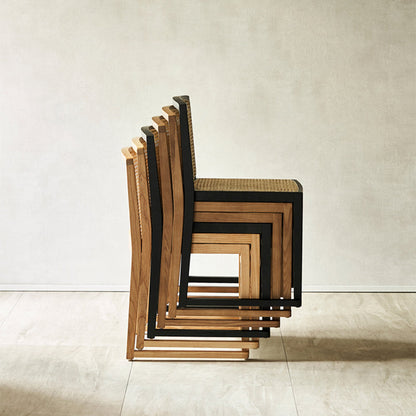 Chaise de salle à manger en rotin Diamondville (ensemble de 2) 