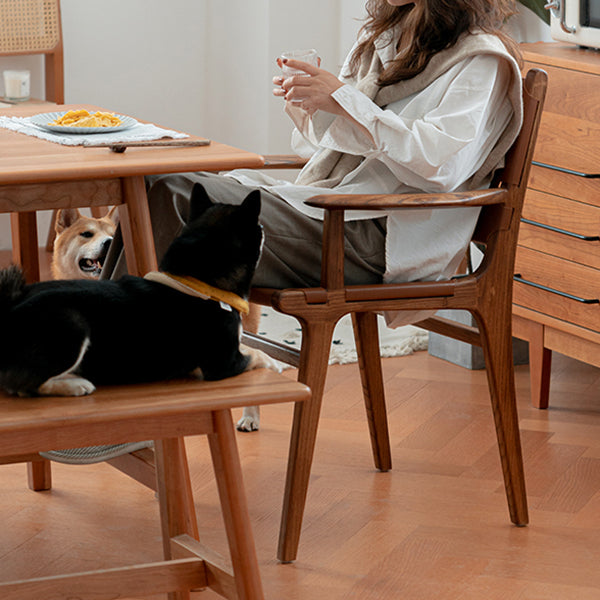 Chaise de salle à manger en similicuir Bloxham 