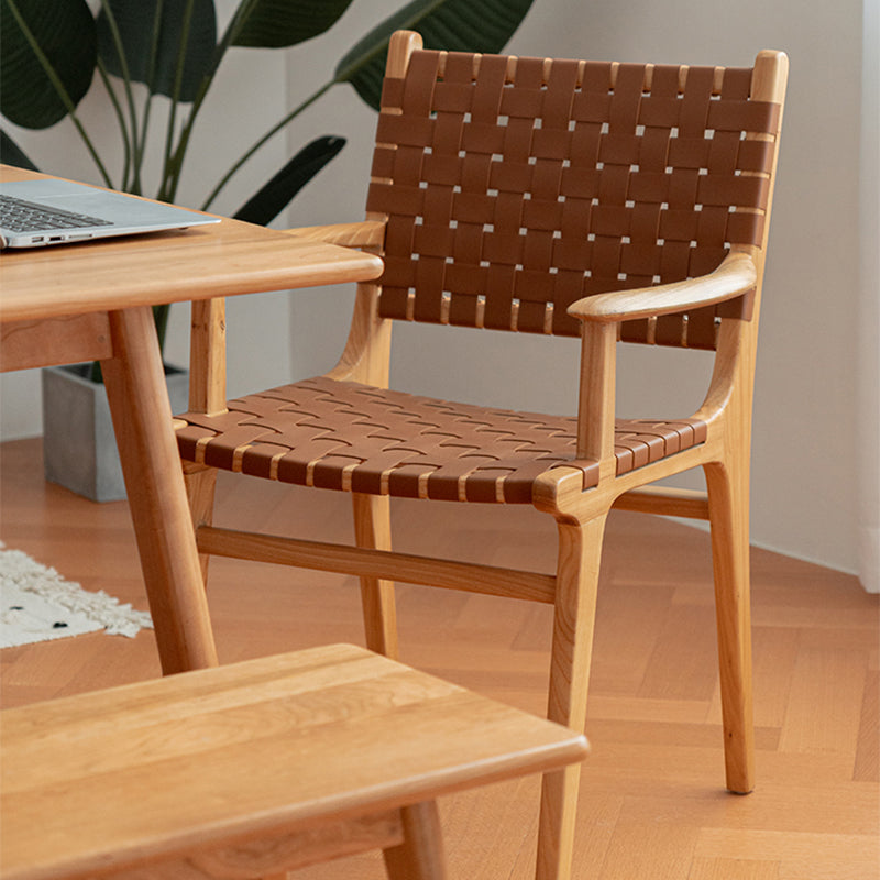 Chaise de salle à manger en similicuir Bloxham 