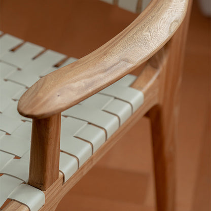 Chaise de salle à manger en similicuir Bloxham 