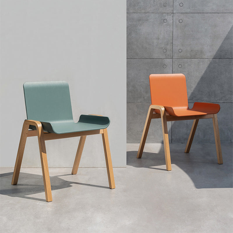 Chaise de salle à manger en bois Alya (lot de 2) 