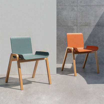 Chaise de salle à manger en bois Alya (lot de 2) 