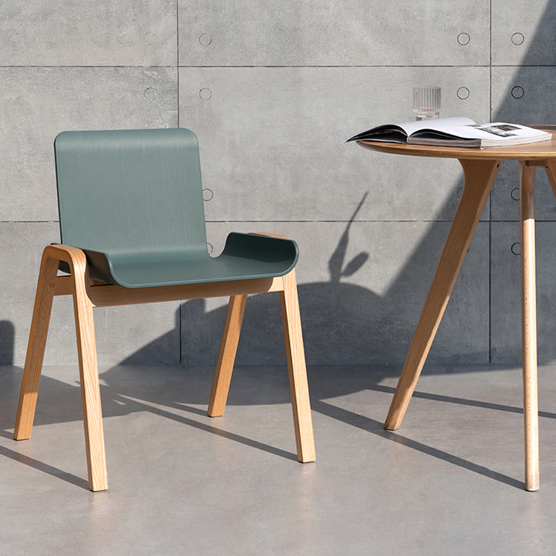 Chaise de salle à manger en bois Alya (lot de 2) 