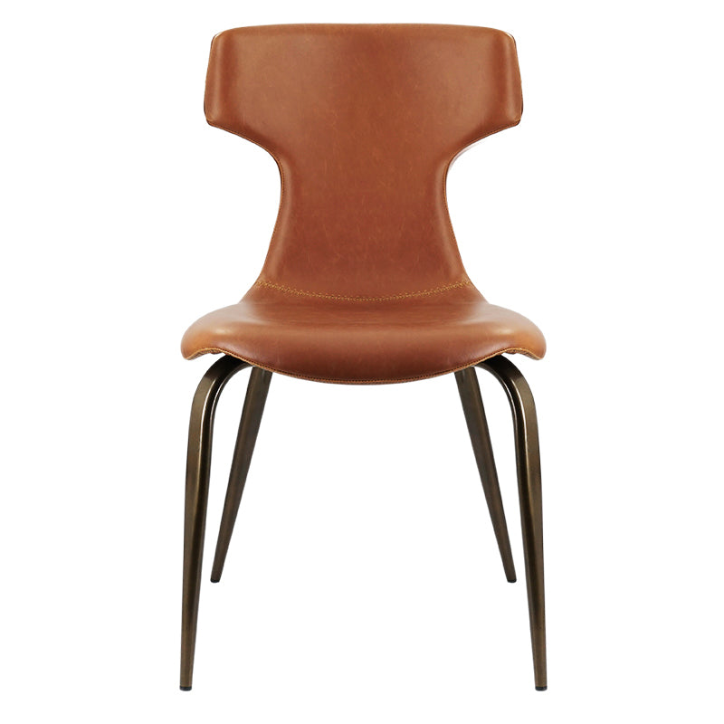 Chaise de salle à manger en similicuir Carvelho (lot de 2) 