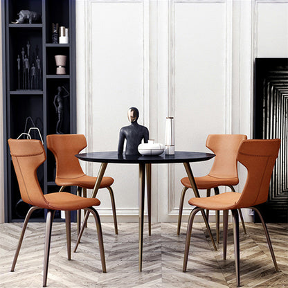 Chaise de salle à manger en similicuir Carvelho (lot de 2) 