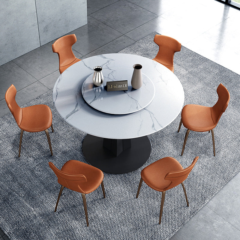 Chaise de salle à manger en similicuir Carvelho (lot de 2) 