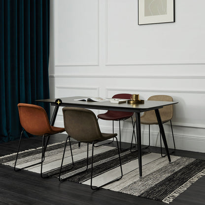 Chaise de salle à manger en similicuir Kody (lot de 2) 