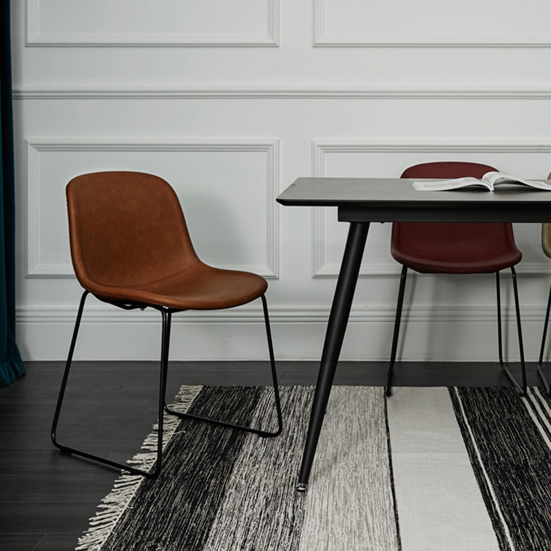 Chaise de salle à manger en similicuir Kody (lot de 2) 