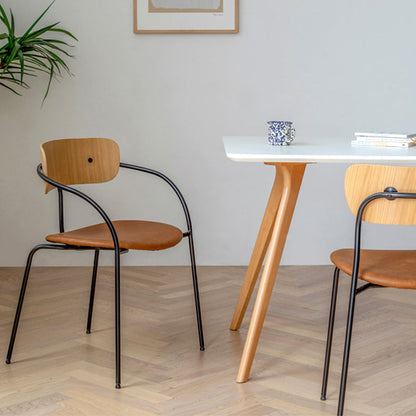 Chaise de salle à manger industrielle Jaxson (ensemble de 2) 