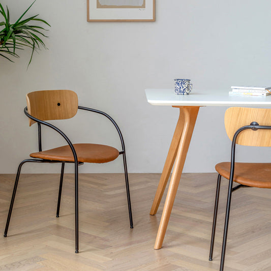 Chaise de salle à manger industrielle Jaxson (ensemble de 2) 