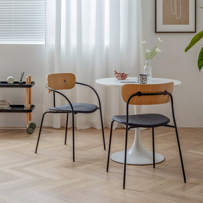 Chaise de salle à manger industrielle Jaxson (ensemble de 2) 