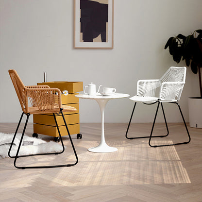 Chaise de salle à manger en rotin Boltz (ensemble de 2) 