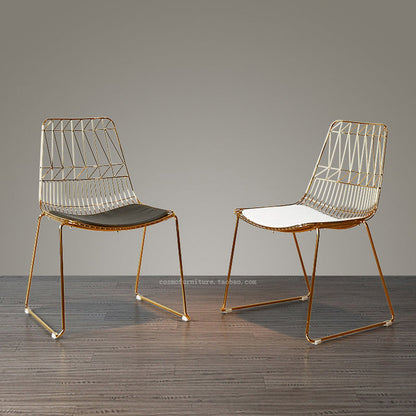 Chaise de salle à manger en fer Albury 