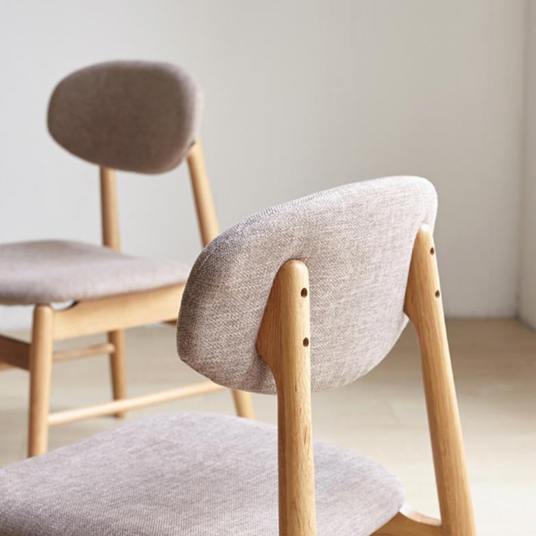 Chaise de salle à manger moderne Jase (lot de 2) 