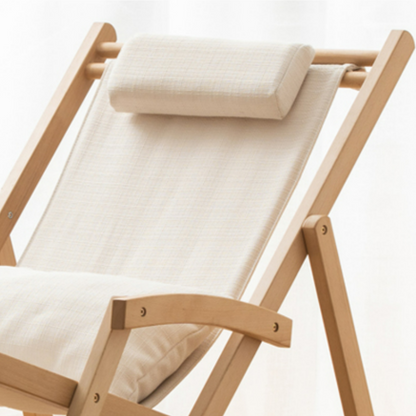 Chaise pliante en bois massif