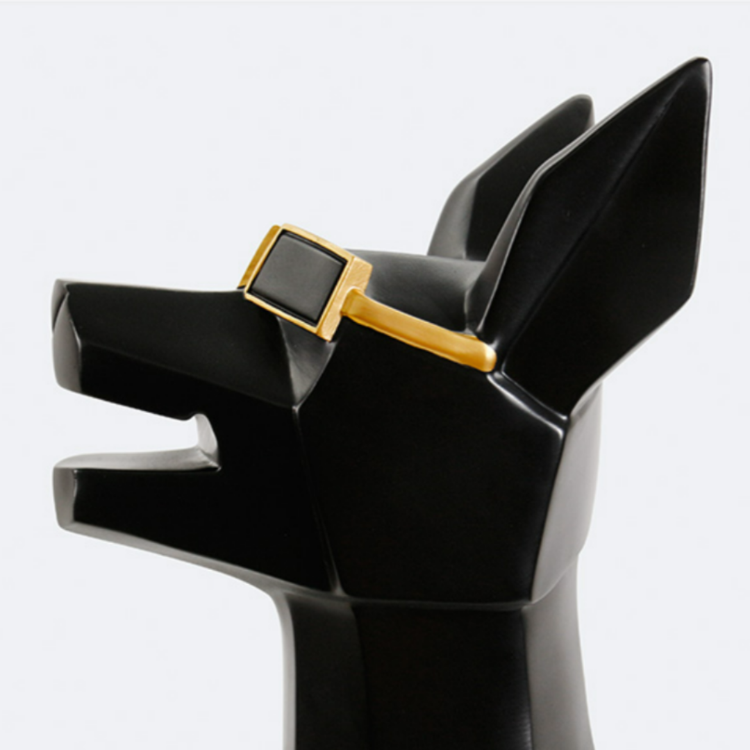 Table d'appoint Barthold en forme de chien