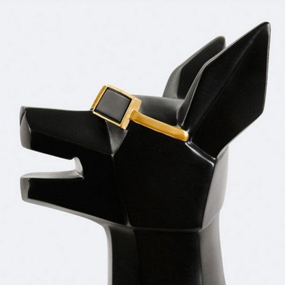 Table d'appoint Barthold en forme de chien