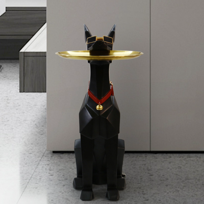 Table d'appoint Barthold en forme de chien