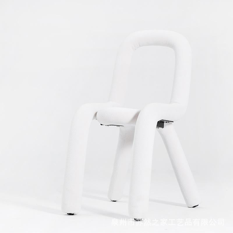 Chaise de salle à manger sans accoudoirs design Borowski (lot de 2)