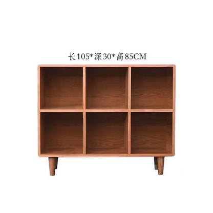 Bibliothèque Madison en teck Cube Nordic en bois massif