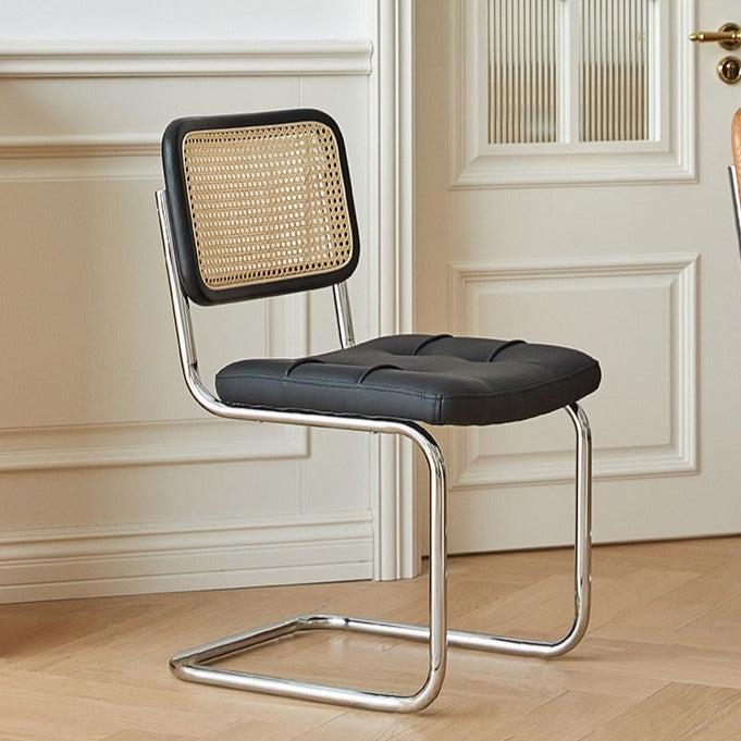 Chaise d'appoint en cuir véritable Londyn (lot de 2) 