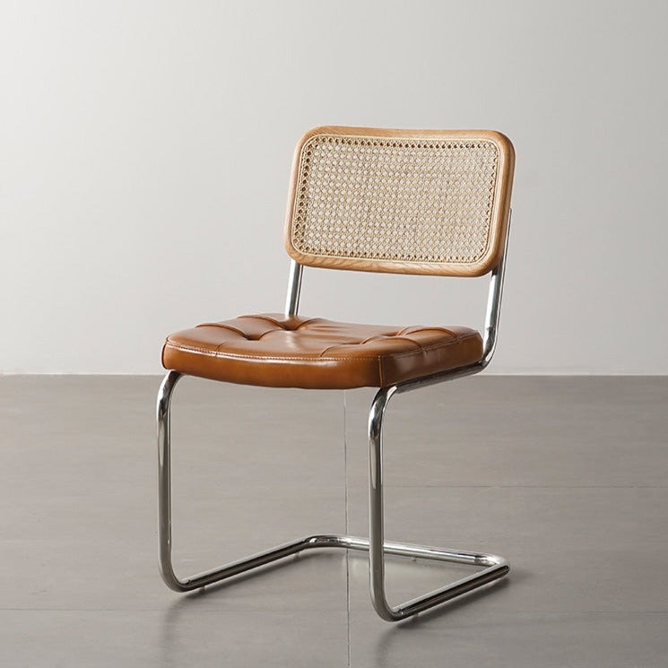 Chaise d'appoint en cuir véritable Londyn (lot de 2) 