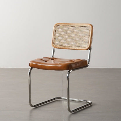 Chaise d'appoint en cuir véritable Londyn (lot de 2) 