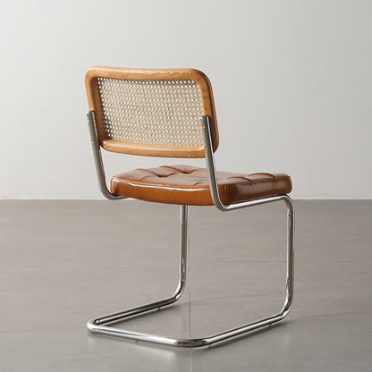 Chaise d'appoint en cuir véritable Londyn (lot de 2) 