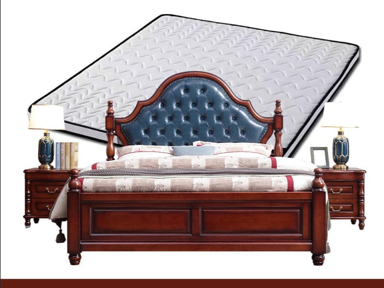 Lit Lucy Boston Hilton American Classic en bois massif (2 tailles et 2 couleurs au choix)