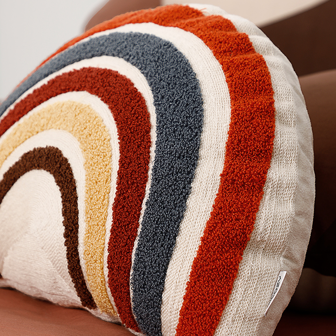 Coussin arc-en-ciel Bungalow