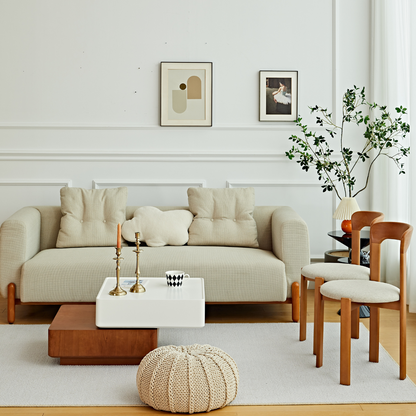 Chaise de salle à manger en bois massif Elkland (lot de 2)