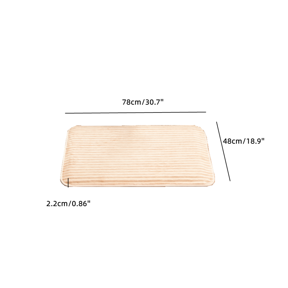 Tapis absorbant antidérapant amovible