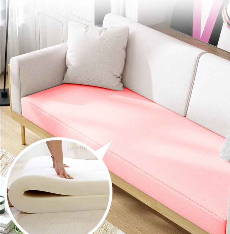 Canapé nordique simple en bois massif ELEANOR (1 à 3 places, 6 couleurs au choix)