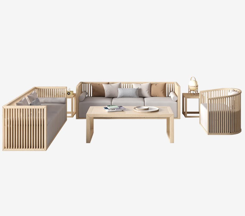 ANIYAH OHIO HILTON Canapé japonais en latex Frêne nordique