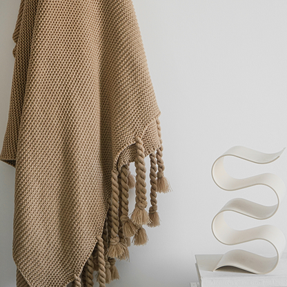 Couverture tricotée Helman