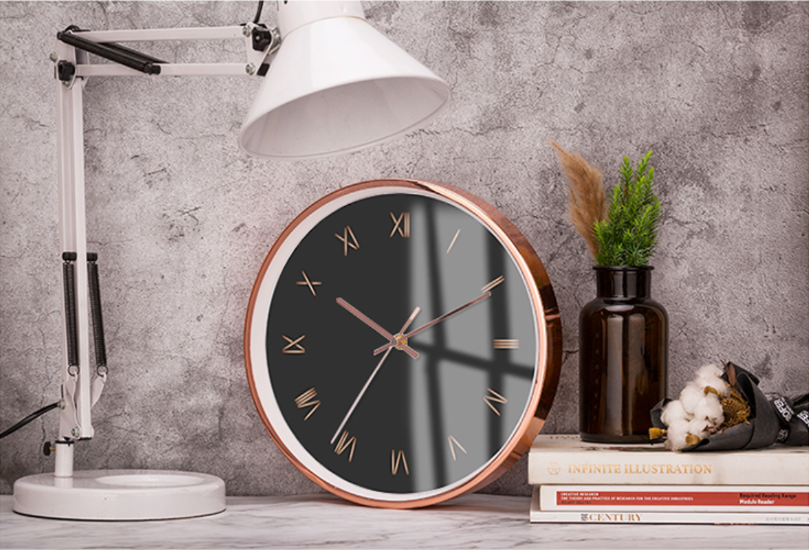 Horloge murale Pop Art MARCELLO Gold Series