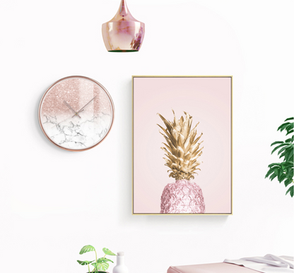 Horloge murale Pop Art MARCELLO Gold Series