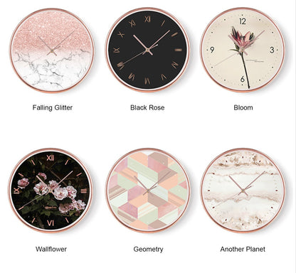 Horloge murale Pop Art MARCELLO Gold Series