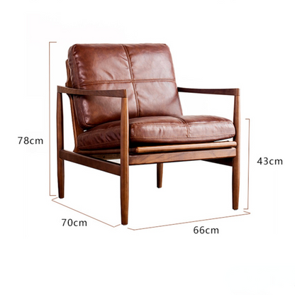 Canapé en cuir Hank 