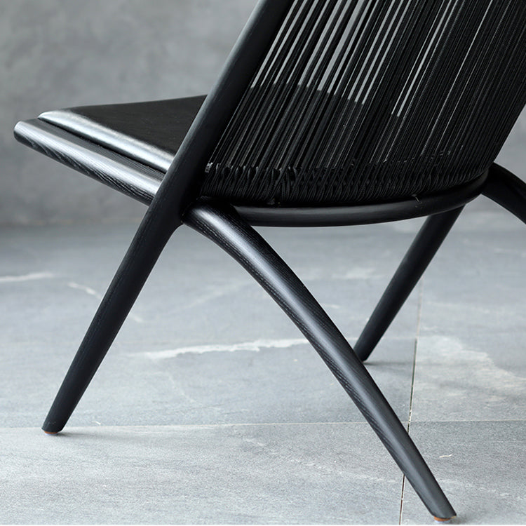 Chaise longue en bois massif Ardoin