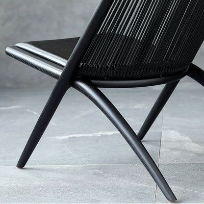 Chaise longue en bois massif Ardoin