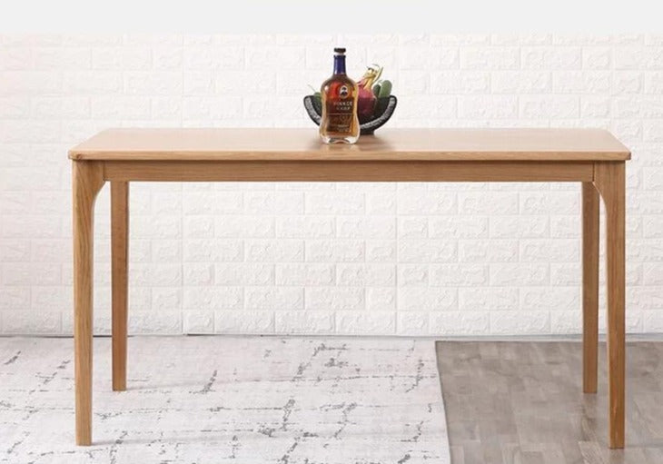 JAKIRA Table à manger et chaise en bois massif japonais nordique scandinave