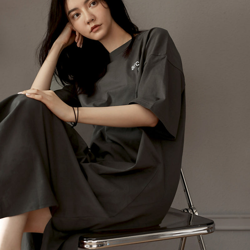 Chemise de nuit slim en coton Elsie 