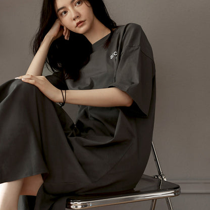 Chemise de nuit slim en coton Elsie 