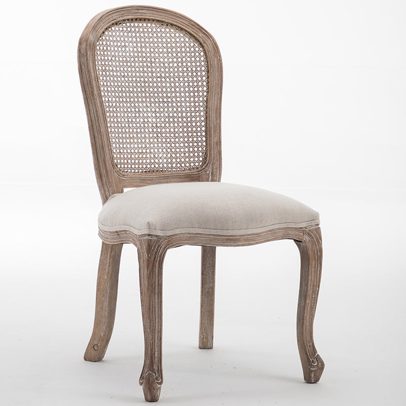 Chaise de salle à manger rétro française EMILIA Queen Ann