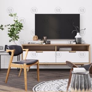 Chaise de salle à manger scandinave en bois massif KARTER