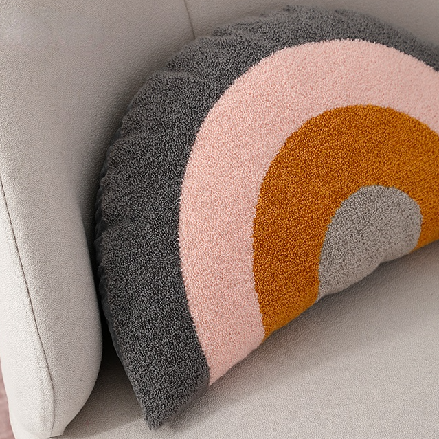 Coussin arc-en-ciel Bungalow