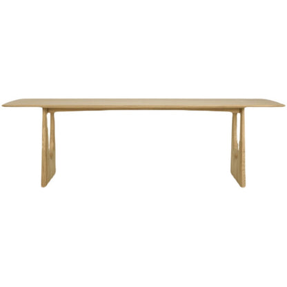 Table à manger REGIS minimaliste en bois massif nordique