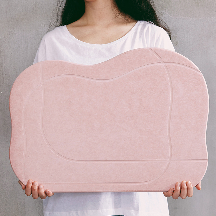 Tapis de bain en boue de diatomées